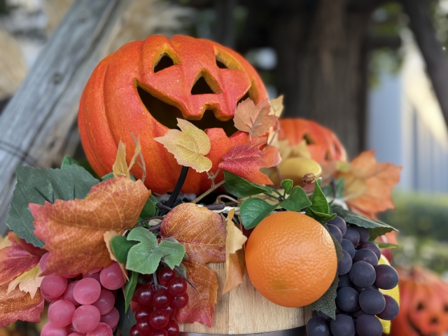 ハロウィンの飾り